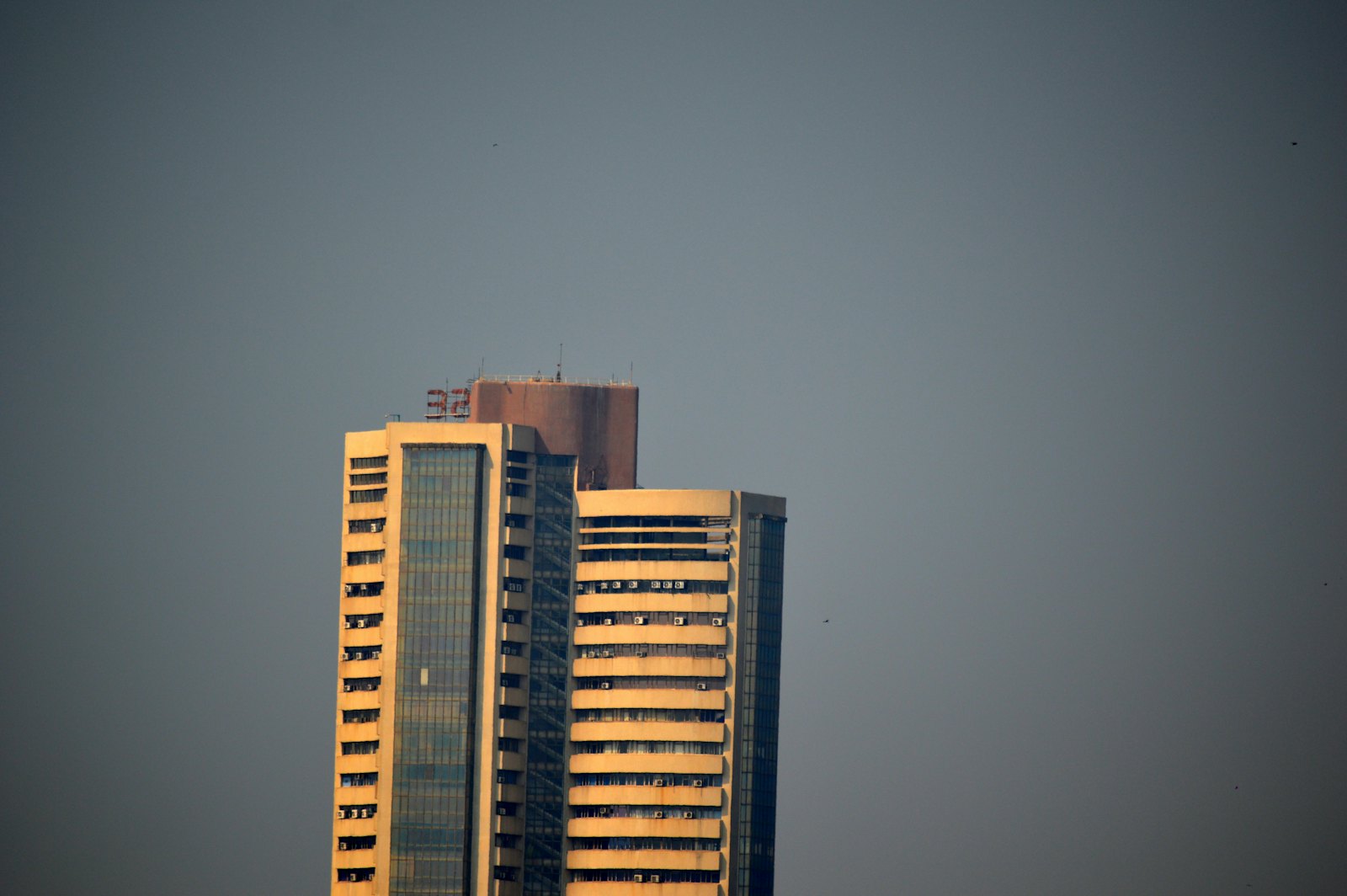The Bombay Stock Exchange tower on Dalal Street, Mumbai