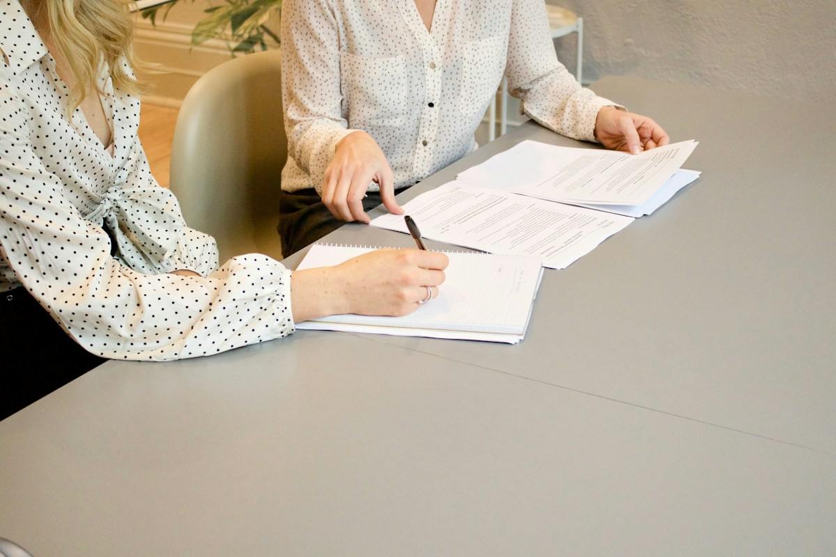 Advisers reviewing transaction documents